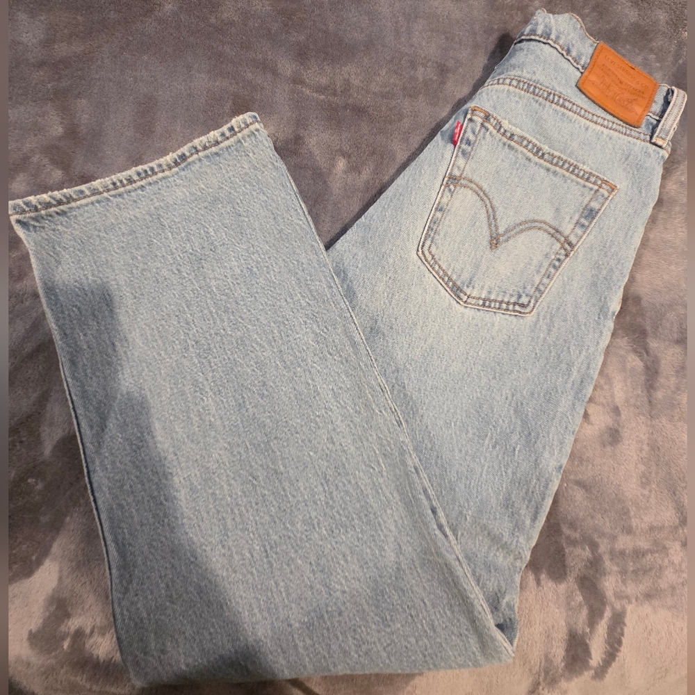 Brand New Levi's Light Blue Straight Leg Jeans
